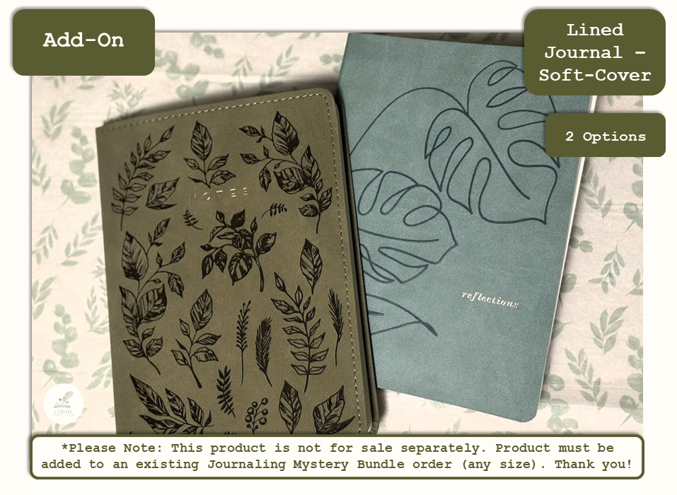 *ADD* a Soft-Cover Lined Journal