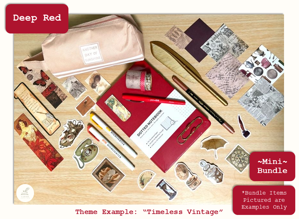 Deep Red - Mini Journaling Mystery Bundle