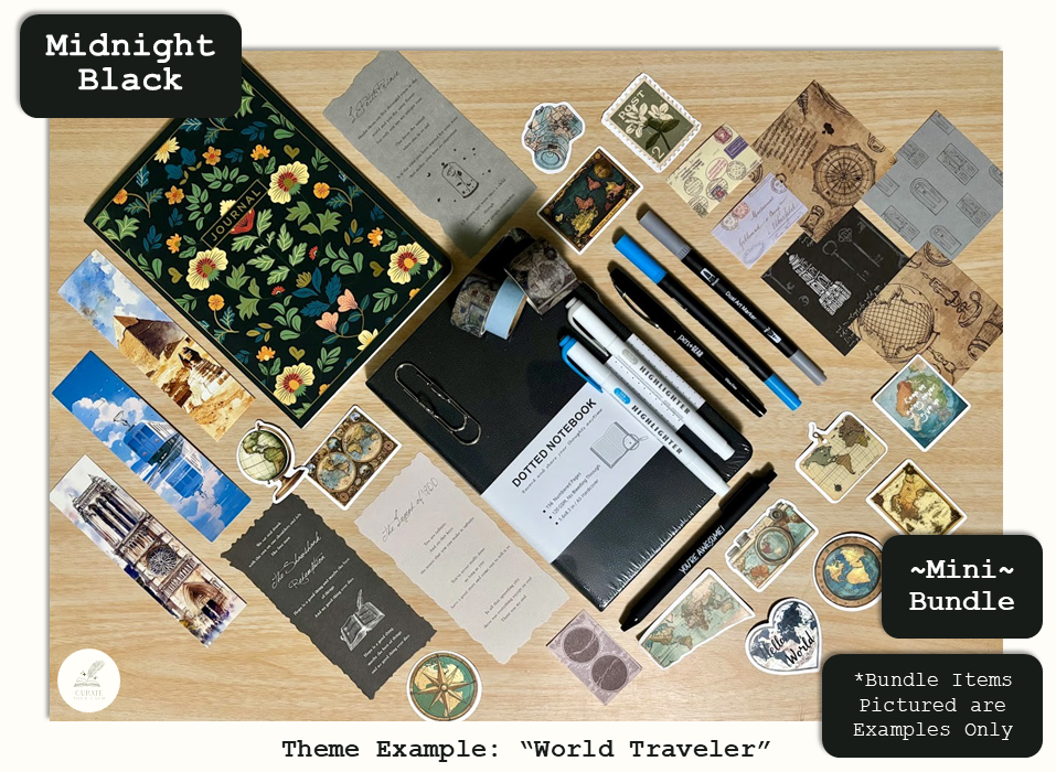 Midnight Black - Mini Journaling Mystery Bundle