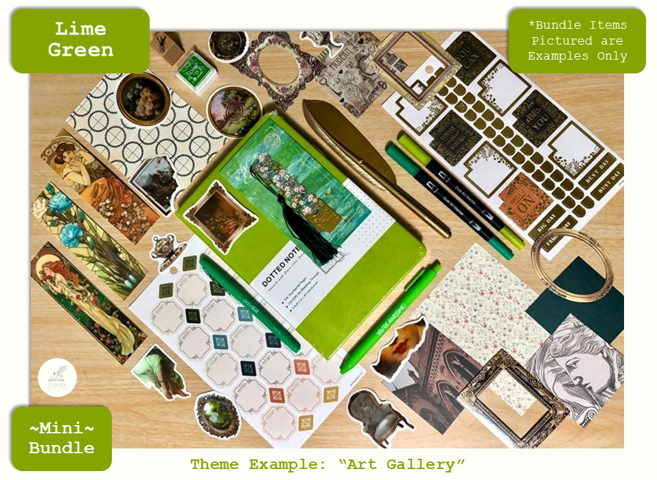 Lime Green - Mini Journaling Mystery Bundle