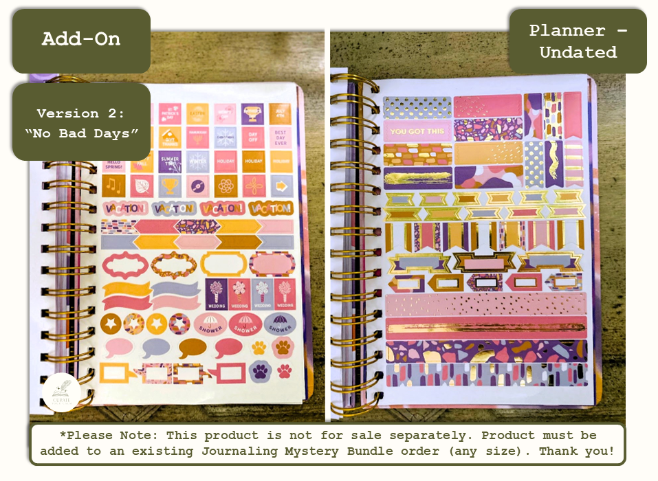 *ADD* an Undated Planner