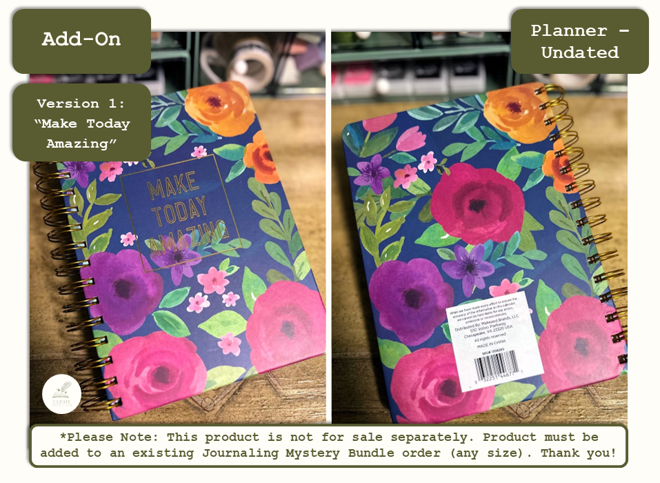 *ADD* an Undated Planner